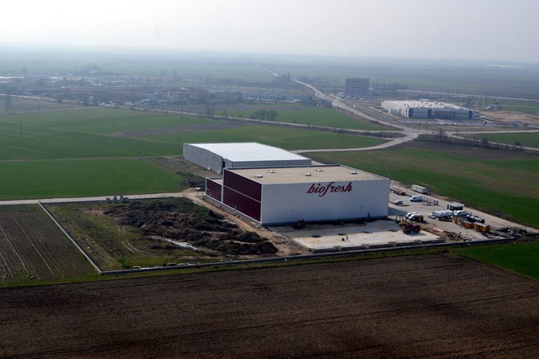 Biofresh factory in Commercial and Industrial Zone "Maritza", Trakia Economic Zone, Plovdiv, Bulgaria