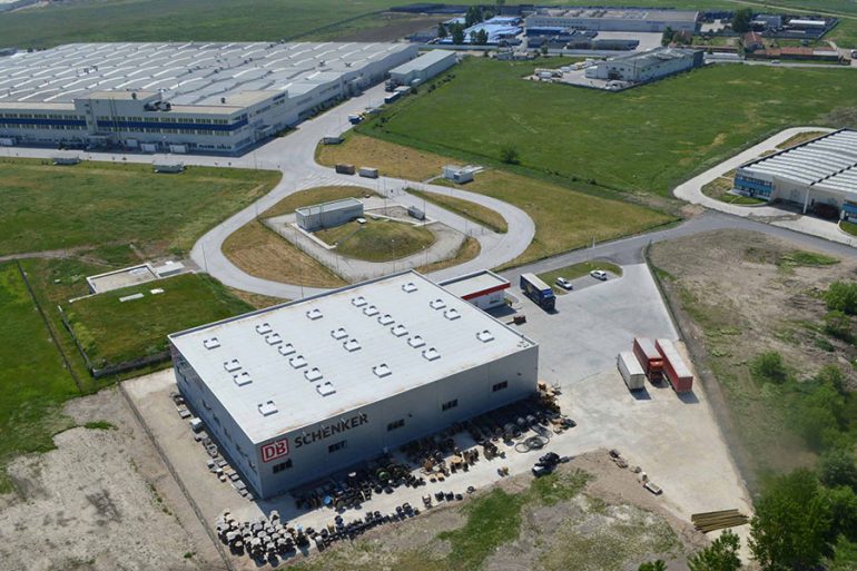 DB Schenker werehouse in Commercial and Industrial Zone "Maritza", Trakia Economic Zone, Plovdiv, Bulgaria